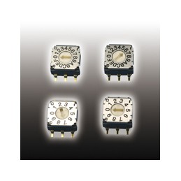 2 pcs - Nidec Components Rotary Coded DIP Switch