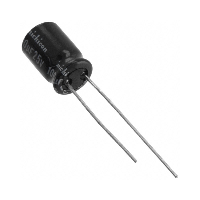 1 pcs : UVP1E101MPD - CAP ALUM 100UF 20% 25V RADIAL