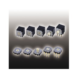 2 pcs - Nidec Components Rotary Coded DIP Switch