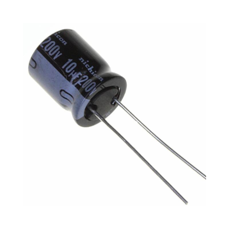 1 pcs : UVR2D100MPD1TD - CAP ALUM 10UF 20% 200V RADIAL