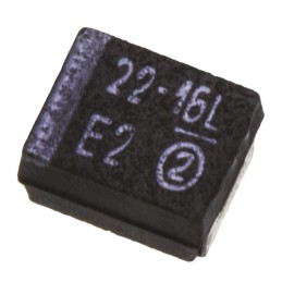 100 pcs - Vishay 22μF MnO2 Tantalum Capacitor 16V dc, 293D Series