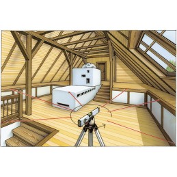 1 pcs - Laserliner 1.2m Magnetic, Inclinometer, User Calibrated