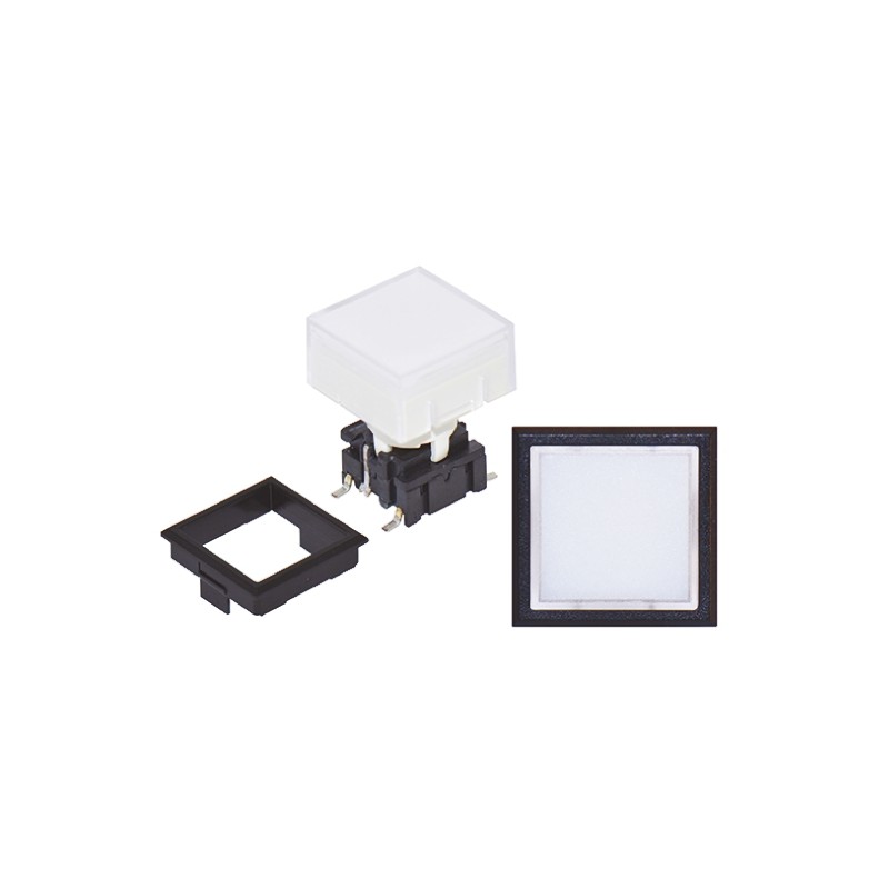 2 pcs - MEC Transparent Tactile Switch Cap for 5G Series, 1KS1116-2K09