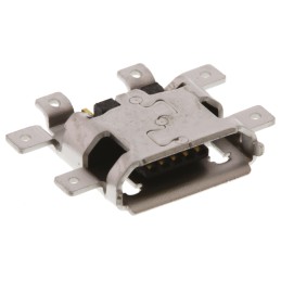 5 pcs - Molex Right Angle, SMT, Socket Type B 2.0 USB Connector