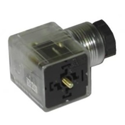 5 pcs - RS PRO 2P+E DIN 43650 A, Female Solenoid Connector with Indicator Light, 120 V ac Voltage