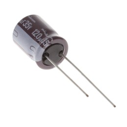 1 pcs : UPM1V121MPD6 - CAP ALUM 120UF 20% 35V RADIAL