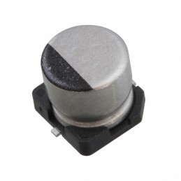 1 pcs : 6.3SLV100M6.3X6.1 - CAP ALUM 100UF 20% 6.3V SMD