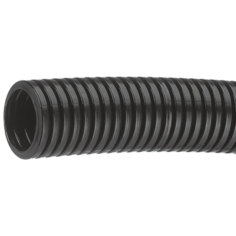1 Reel of 50 M - PMA Flexible Conduit, 25mm Nominal Diameter, Plastic, Black
