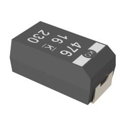 25 pcs - KEMET 47μF Surface Mount Polymer Capacitor, 10V dc