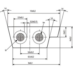 1 Reel of 50 M - Lapp UNITRONIC BUS ASI Data Cable, 2 Cores, 1.5 mm², Unscreened, 50m, Yellow EPDM Sheath, 15 AWG