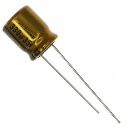 1 pcs : UFW1V331MPD - CAP ALUM 330UF 20% 35V RADIAL
