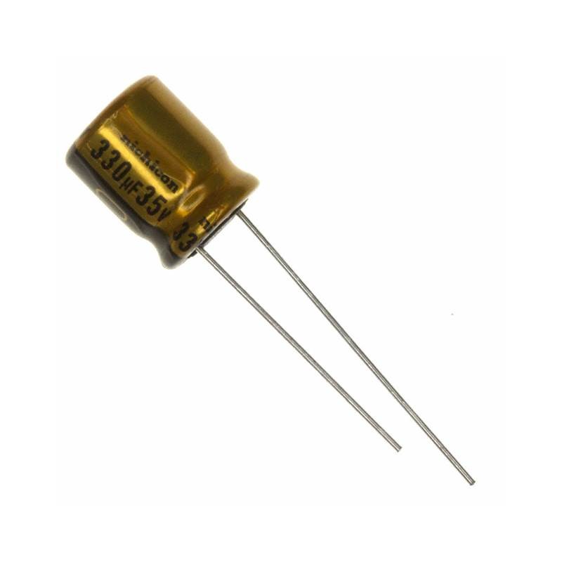 1 pcs : UFW1V331MPD - CAP ALUM 330UF 20% 35V RADIAL
