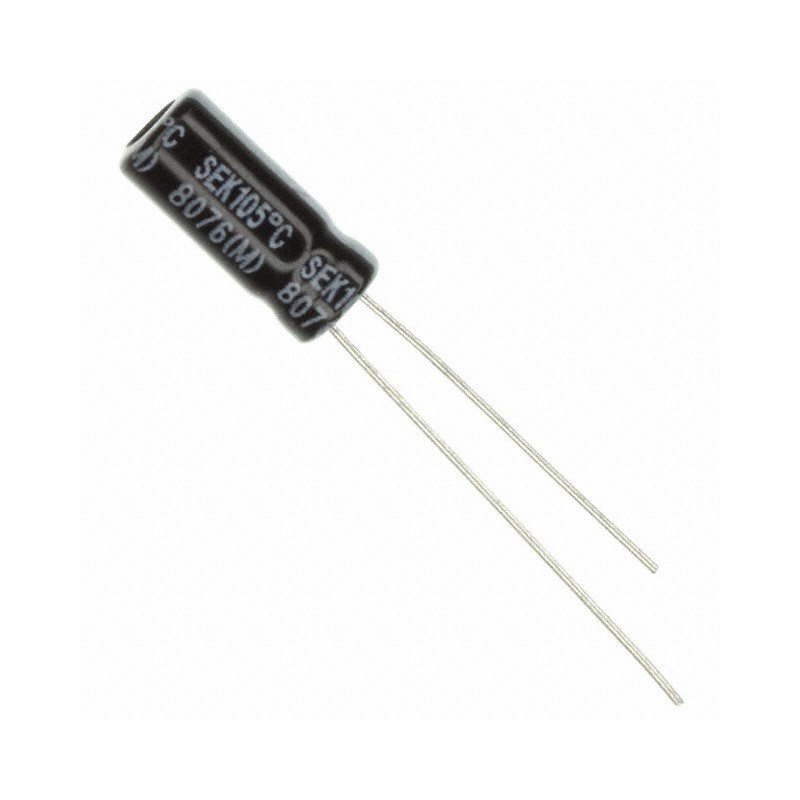 1 pcs : SEK100M050ST - CAP ALUM 10UF 20% 50V RADIAL