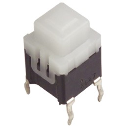 2 pcs - Lever Tactile Switch, SPST 100 mA @ 14 V dc Through Hole