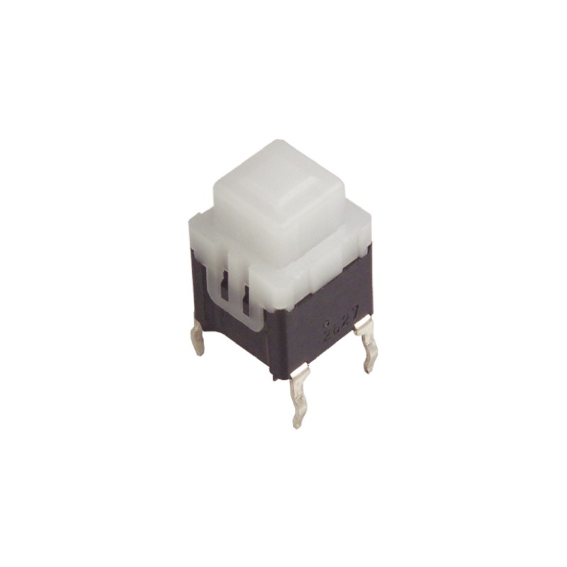 2 pcs - Lever Tactile Switch, SPST 100 mA @ 14 V dc Through Hole