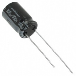 1 pcs : UVK2A101MPD - CAP ALUM 100UF 20% 100V RADIAL