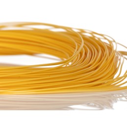 1 Reel of 50 M - RS PRO Yellow 0.05 mm² Hook Up Wire, 30 AWG, 1/0.25 mm, 50m, ETFE Insulation