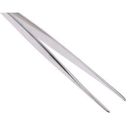 1 pcs - Bernstein 120 mm, Nickel Plated Steel, Narrow Pointed, Serrated, Tweezers