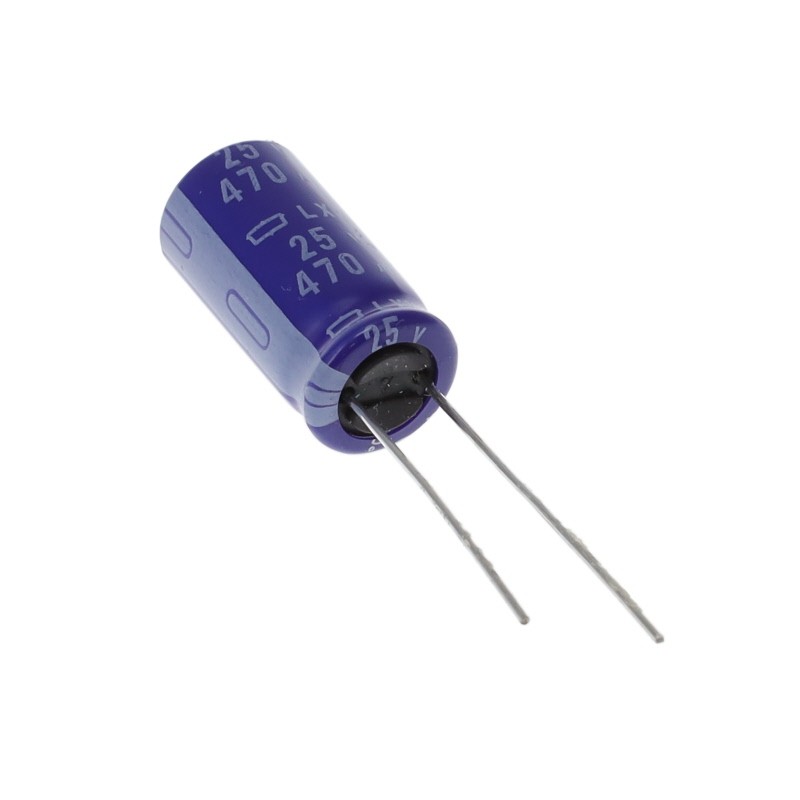 1 pcs : ELXY250ETD471MJ20S - CAP ALUM 470UF 20% 25V RADIAL