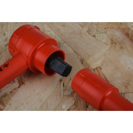 1 pcs - ITL Insulated Tools Ltd 19-Piece Imperial, Metric 1/2 in Standard Socket Set with Ratchet, 12 point, VDE/1000V