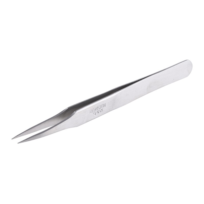1 pcs - Bernstein 115 mm, Stainless Steel, Pointed, Tweezers