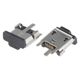 5 pcs - Molex Straight, SMT, Socket Type B USB Connector