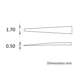 1 pcs - ideal-tek PEEK, ESD Tweezer Tips
