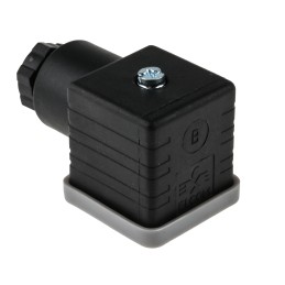 5 pcs - RS PRO 3P+E DIN 43650 A, Female Solenoid Valve Connector, 250 V ac Voltage