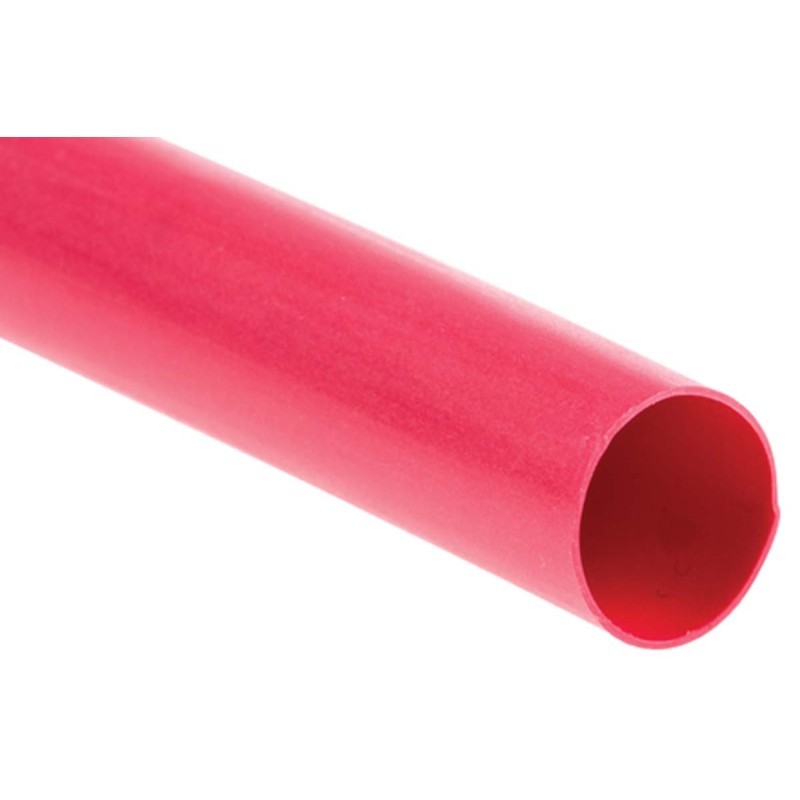 1 Reel of 60 - TE Connectivity Halogen Free Heat Shrink Tubing, Red 25.4mm Sleeve Dia. x 60m Length 2:1 Ratio, CGPT Series