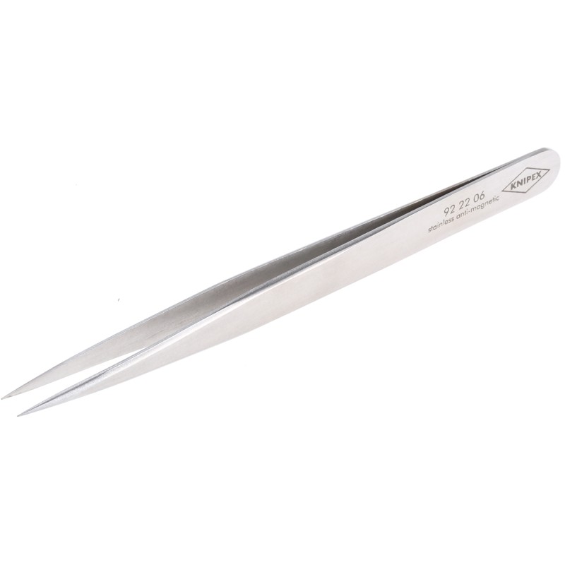 1 pcs - Knipex 120 mm, Stainless Steel, Smooth, Tweezer
