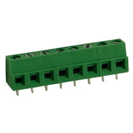 5 pcs - RS PRO PCB Terminal Block, 8-Contact, 5mm Pitch, Through Hole Mount, 1-Row, Screw Termination