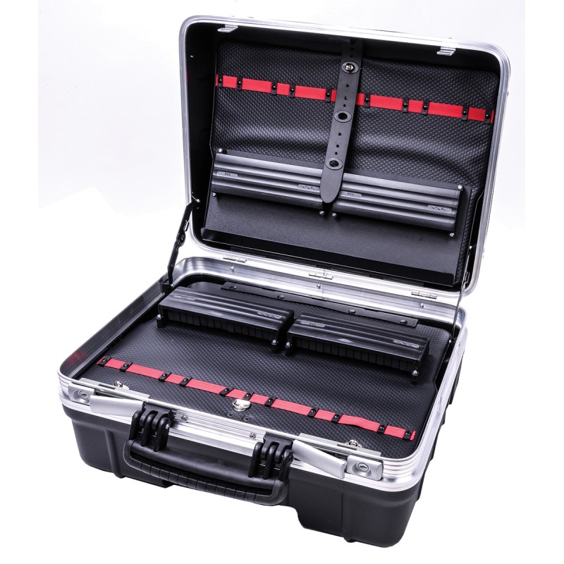 1 pcs - GT Line Plastic Tool Case, with 2 Wheels, 465 x 352 x 255mm