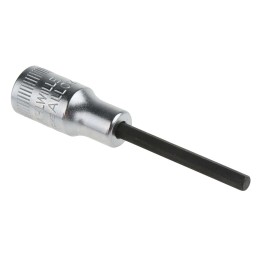 1 pcs - STAHLWILLE 1/4 in Drive Bit Socket, Hex Bit, 3mm, 55 mm Overall Length