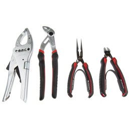 1 pcs - Facom 4-Piece Plier Set, 440 mm Overall