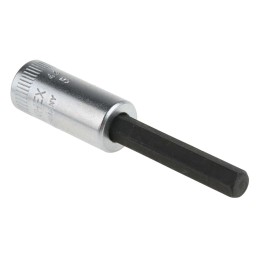 1 pcs - STAHLWILLE 1/4 in Drive Bit Socket, Hex Bit, 5mm, 55 mm Overall Length