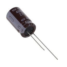 1 pcs : EKXL401ELL270MK20S - CAP ALUM 27UF 20% 400V RADIAL TH