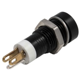 1 pcs - RS PRO Green, Red, Yellow Panel Mount Indicator, 2V dc, 8mm Mounting Hole Size, Solder Tab Termination