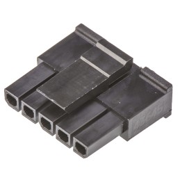 5 pcs - Molex, Micro-Fit 3.0 Female Connector Housing, 3mm Pitch, 5 Way, 1 Row