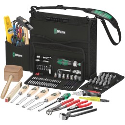 1 pcs - Wera 134 Piece Wera 2go H 1 tool set for wood applications Tool Kit with Bag
