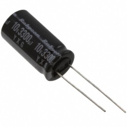 1 pcs : 10YXG3300MEFC12.5X25 - CAP ALUM 3300UF 20% 10V RADIAL