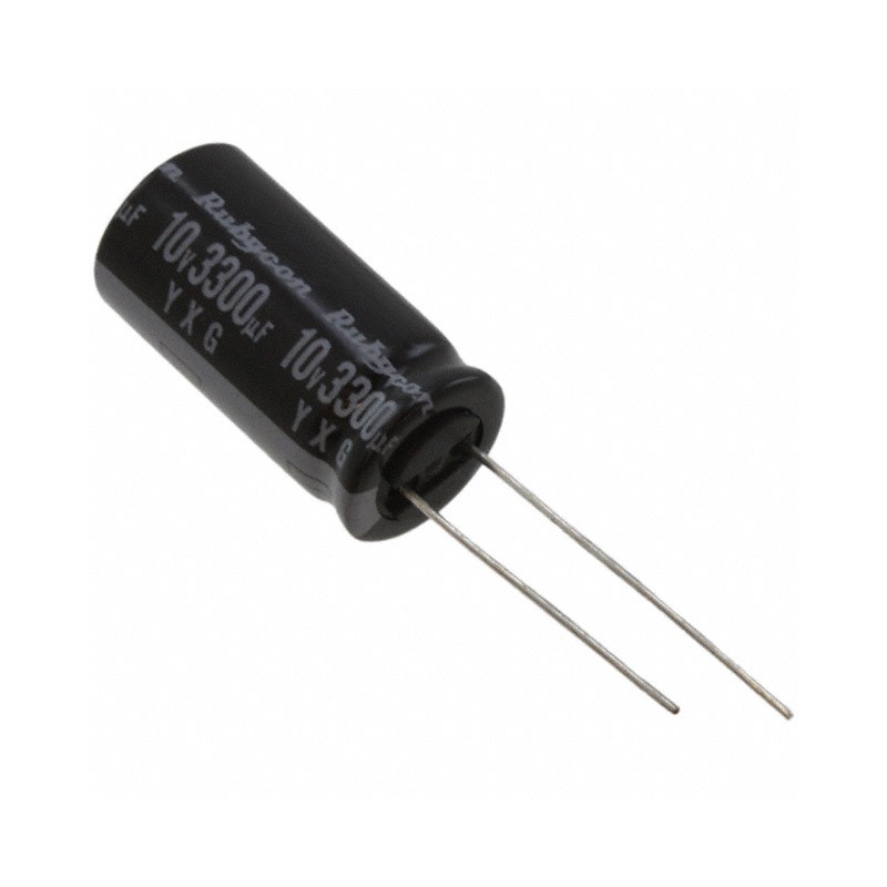 1 pcs : 10YXG3300MEFC12.5X25 - CAP ALUM 3300UF 20% 10V RADIAL