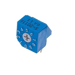 2 pcs - NIDEC COPAL ELECTRONICS GMBH Rotary Coded DIP Switch