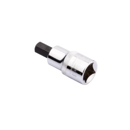 1 pcs - RS PRO 1/2 in Drive Bit Socket, Hex Bit, 10mm, 55 mm Overall Length