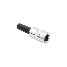 1 pcs - RS PRO 1/4 in Drive Bit Socket, Hex Bit, 3mm, 37 mm Overall Length