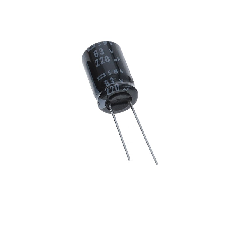 1 pcs : ESMG630ETD221MJ16S - CAP ALUM 220UF 20% 63V RADIAL