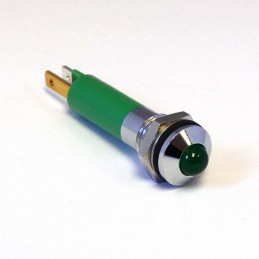 1 pcs - CML Innovative Technologies Panel Mount Indicator, 8mm Mounting Hole Size, Solder Tab Termination, IP67