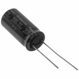 1 pcs : 200PX33MEFCT810X20 - CAP ALUM 33UF 20% 200V RADIAL