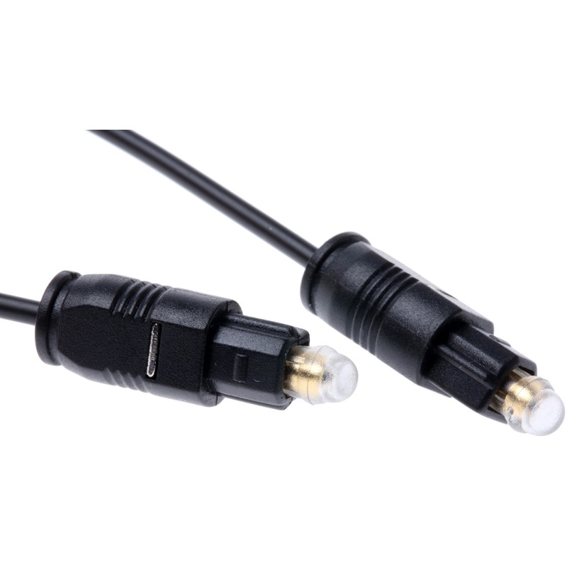 1 pcs - RS PRO Male TOSlink to Male TOSlink Optical Audio Cable, 2.5m