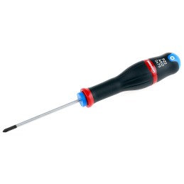 1 pcs - Facom Pozidriv Screwdriver, PZ0 Tip, 75 mm Blade, 178 mm Overall
