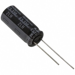 1 pcs : 63ZLH330MEFC10X23 - CAP ALUM 330UF 20% 63V RADIAL